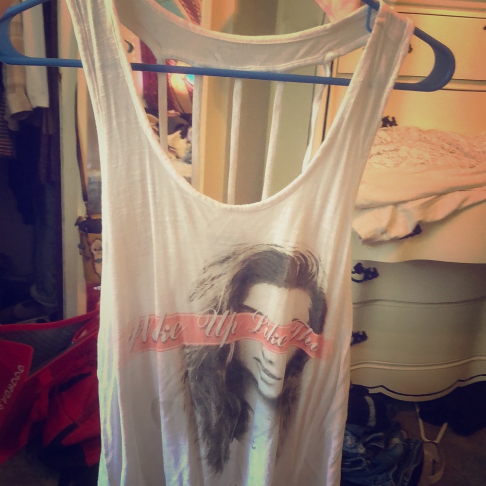 White tanktop